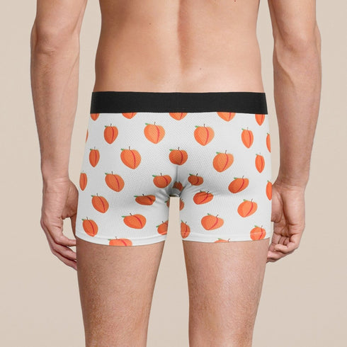 Men's Peach Boxer Trunk Underwear with Pouch
