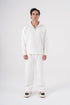 Unisex Oversize Half-Zip Sweatshirt & Baggy Sweatpants Set