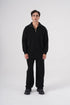 Unisex Oversize Half-Zip Sweatshirt & Baggy Sweatpants Set