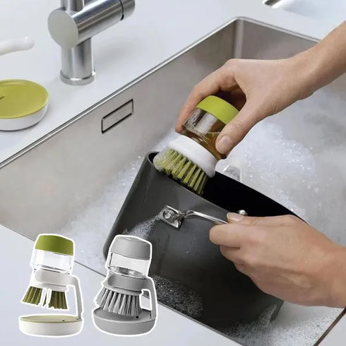 Multifunctional Pressing Brush for Cleaning