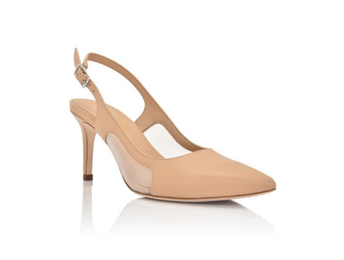 Dance New Nude Nappa/Clear Mesh