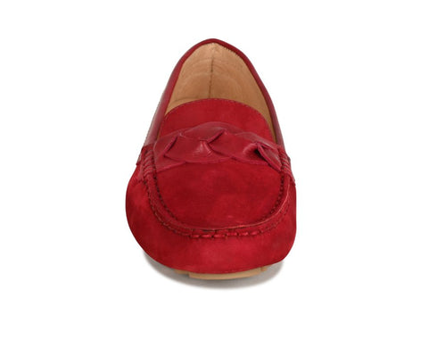 PIPER Leather Driving Loafer Bordeaux