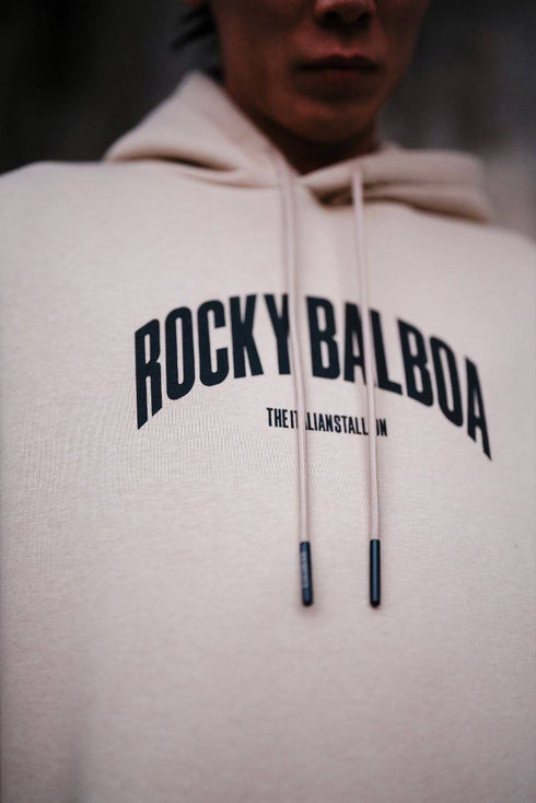 Oversize 'Rocky Balboa vs. Apollo Creed' Graphic Hoodie - Boxing Match Sweatshirt