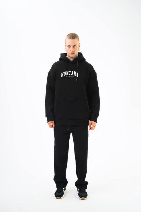 Oversize 'Scarface' Hoodie - Tony Montana Graphic Sweatshirt 'The World is Yours'