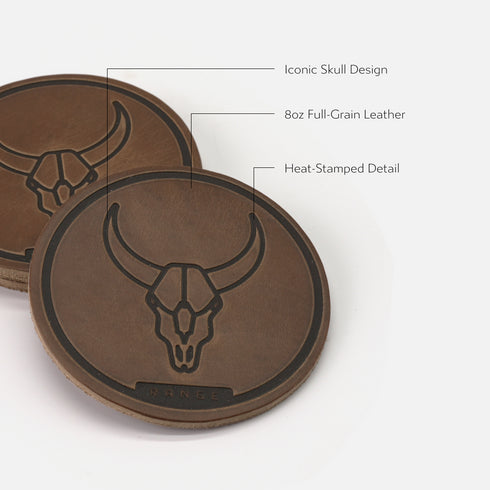 Skull Badge Coasters
