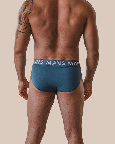 Men's Classic Steel Blue Brief Underwear