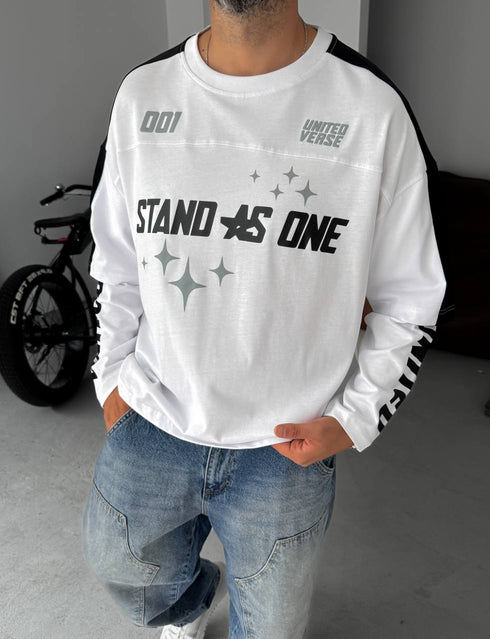 Unisex Oversize "United Verse" Long-Sleeve T-shirt