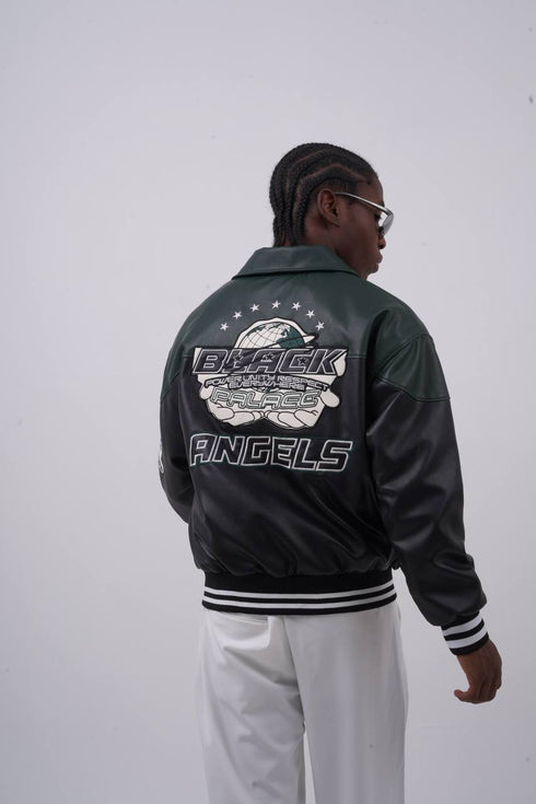 Unisex Washed Oversize Jacket - Heavyweight Gabardine Button-Up