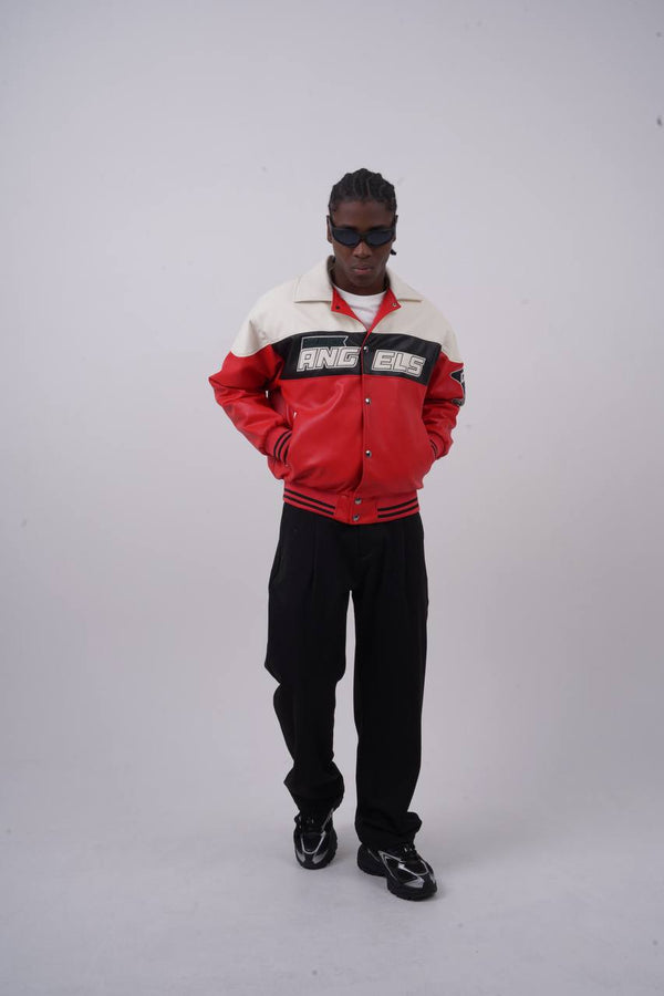 Unisex Washed Oversize Jacket - Heavyweight Gabardine Button-Up