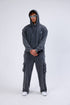 Unisex Washed Oversize Hoodie & Jogger Set - Heavyweight Tracksuit