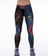 Batman Harleen Quinzel Leggings Red Harley Quinn Tights Sexy High Waist Trouser Woman