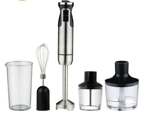 Hand Blender 500W 5-in-1 Multifunctional Electric Immersion Blender 8 Variable speed Stick 860ml Food Processor; Chopper; Whisk Attachment; BPA Free 5 Cor