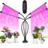 Grow Lights for Indoor Plants; iMounTEK 80W 80 LEDs Plant Lights with Red Blue Full Spectrum 10 Dimmable Level