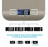 Kitchen Scale Digital Food Scales Bascula Electronic Cooking Scale Weight Touch Screen Glass Top Diet 5kg/11Lbs Accuracy 5 Core K 53