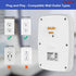 6 Outlet Wall Plug Extender with 4 USB Ports (4.8A Total); Multi Plug Outlet Adapter Wall Surge Protector 15A Electrical Outlet Expander with USB Ports 5 Core WMS 6S 4USB
