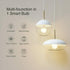 4Pack Smart Alexa Google Light Bulb Warm White Dimmable