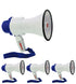 5 Core Megaphone Bullhorn Cheer Horn Mic Recording Siren Blow Horn Hand Held Mega Phone Loudhailer 8R