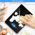 Kitchen Scale Digital Food Scales Bascula Electronic Cooking Scale Weight Touch Screen Glass Top Diet 5kg/11Lbs Accuracy 5 Core K 43