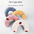 Cat U-shaped pillow protection deep sleep pet pillow dog cat pillow dog dog toy cat toy