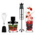 Hand Blender 500W 5-in-1 Multifunctional Electric Immersion Blender 8 Variable speed Stick 860ml Food Processor; Chopper; Whisk Attachment; BPA Free 5 Cor