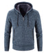 Small Men's Full Zip Hooded Fleece Sweater