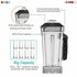 5 Core Professional Touch Screen Blender Soup Smoothie Grind 2000Watt