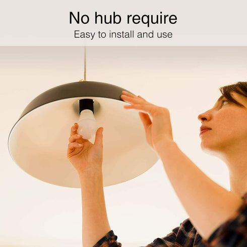 4Pack Smart Alexa Google Light Bulb Warm White Dimmable