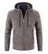 Small Men's Full Zip Hooded Fleece Sweater