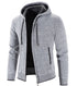 Small Men's Full Zip Hooded Fleece Sweater