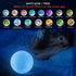 3D Smart Moon Lamp 360° RGB LED Night Light w/ Bluetooth Speaker Remote Control