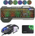 K618 Wired Gaming Keyboard and Mouse Set- RGB Backlit Keyboard