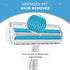 Pet Hair Roller Remover Lint Brush 2-Way Dog Cat Comb Tool Convenient Cleaning Dog Cat Fur Brush Base Home Furniture Sofa Clothe XH
