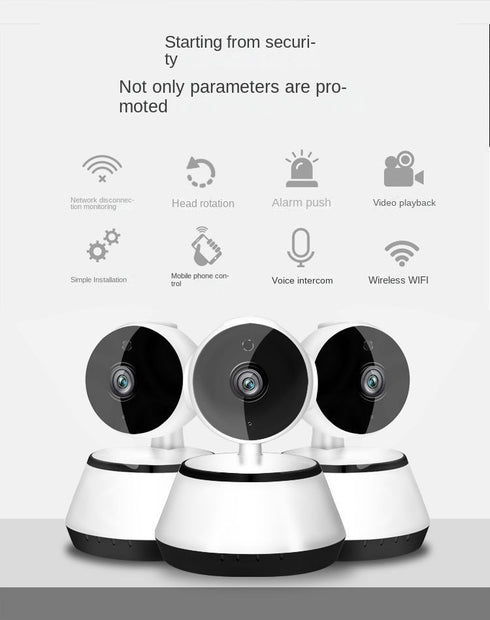 Wireless pet Camera; 1080P HD view; WiFi Home Indoor Camera without SDcard; 2 Way Audio Night Vision; Works with app